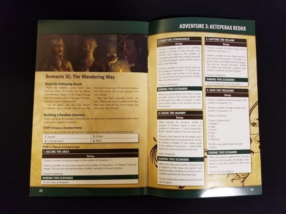 pathfinder card core mission