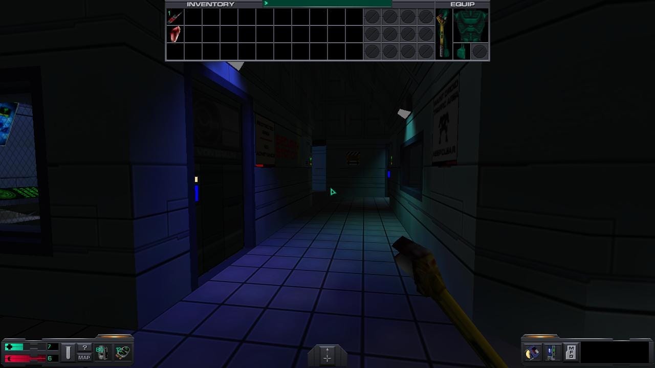 system shock 2 anniversary story inventory screen