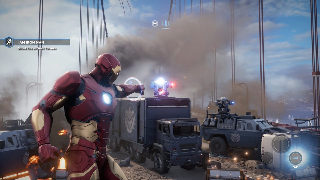 marvels avengers iron man gameplay
