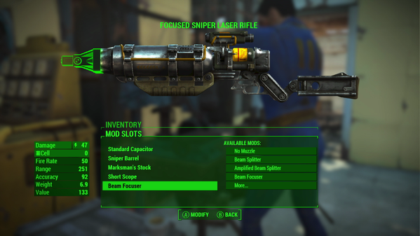 Fallout 4 Crafting weapons