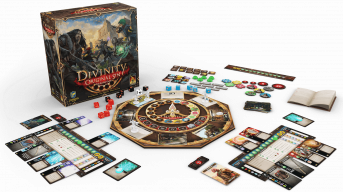 Board game components for Divinity Original Sin the Board Game