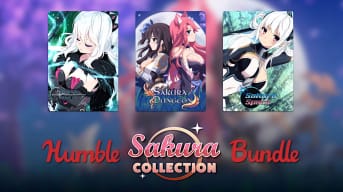 A shot of some of the games in the Humble Sakura Bundle