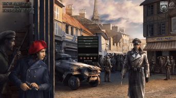 A title screen of Hearts of Iron IV La Resistance