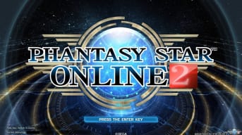Phantasy Star Online 2 Title Screen