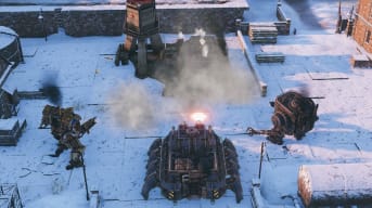 The final assault of the enemy's headquarters in Iron Harvest