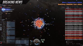 EVE Online Space Battle