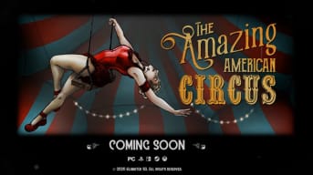 The main artwork for The Amazing American Circus