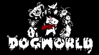 The main artwork and logo for Dogworld