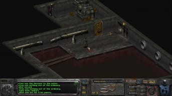A gameplay screenshot of the Olympus 2207 mod for Fallout 2.