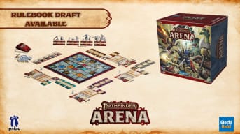 The box art for Pathfinder Arena
