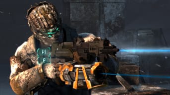 Isaac Aiming a Weapon in Dead Space 3