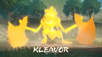 The new Noble Pokemon Kleavor in Pokemon Legends: Arceus