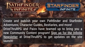 Pathfinder and Starfinder Infinite - Site Art