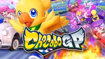 Banner art for the new Chocobo GP racing game