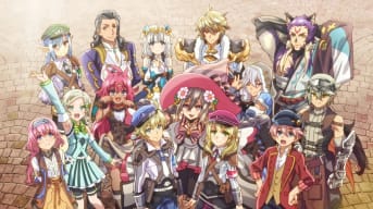 The protagonists of Rune Factory 5 alongside the bachelors and bachelorettes