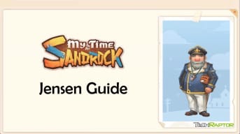 My Time At Sandrock Jensen Guide
