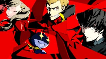 Joker, Panther, Skull, and Mona in an All-Out Attack in Persona 5 Royal
