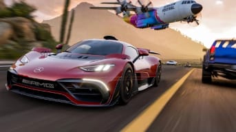Forza Horizon 5 Gameplay Screenshot of cars racing