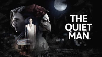 The Quiet Man Header loading screen with 3 characters standing side by side 