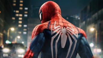 A picture of Spider-Man looking heroic in Marvel's Spider-Man Remastered on PC