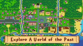 Harvest Moon Stardew Valley Mod screenshot showing off Mineral Town.