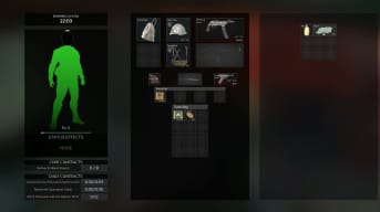 Marauders Fabric shown in the inventory screen of a container during a Raid.