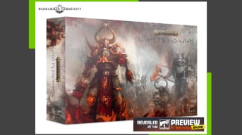 An image of the box for the new Warhammer Slaves To Darkness Army Set