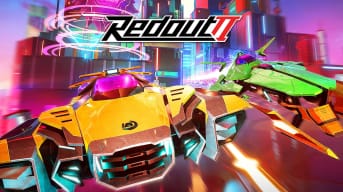 Two cars race into the future in Redout 2