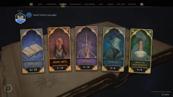 Hogwarts Legacy Talents system menu