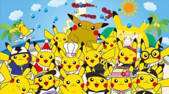 Pikachu versions all together