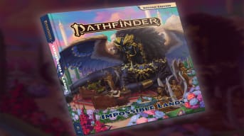 Book artwork for Pathfinder Lost Omens: Impossible Lands