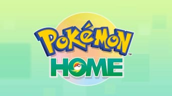 The Pokemon Home logo against a green background