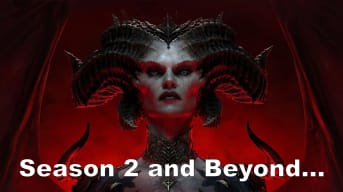 Diablo 4 Lilith with "Season 2 and beyond..." wording
