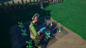 Palia Gardening Guide - Cover Image Watering Plants on the Housing Plot