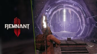 Remnant 2 Starter Guide - Cover Image Standing in Front of a Portal in Labyrinth