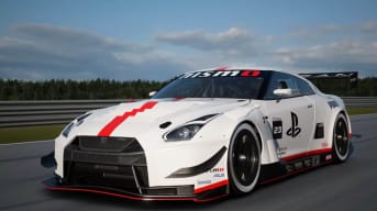 The Nissan GT-R Nismo GT3 ‘18 as seen in the Gran Turismo movie, but here appearing in Gran Turismo 7 update 1.36