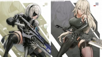 Goddess of Victory: Nikke's Nier: Automata crossover - 2B and A2