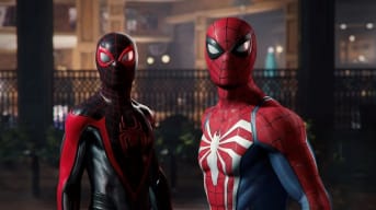 Marvel's Spider-Man 2 - Peter and Miles look Surprised