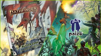Paizo Key Art and Pathfinder Player Core Book