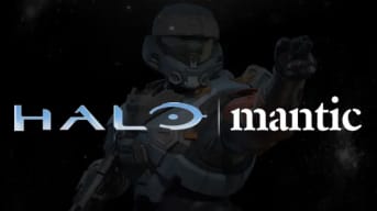 The Halo miniatures game announcement image, showing the Halo logo alongside Mantic Games' logo.