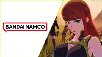 Bandai Namco Logo and Blue Protocol Screenshot