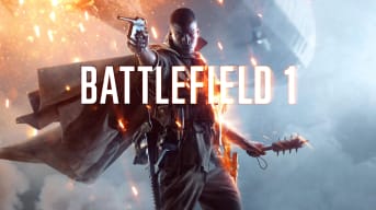 A soldier pointing a pistol off-screen with the Battlefield 1 logo in the foreground