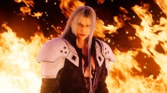 Final Fantasy VII Rebirth Sephiroth Shibuya on Fire