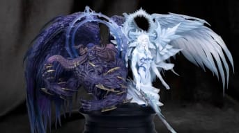 Final Fantasy XIV Hydaelyn and Zodiark Meister Quality Statue