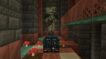 The Bogged in a Trial Chamber in Minecraft
