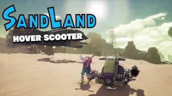 The Hover Scooter in Sand Land