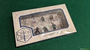 The Wizkids Critical Role The Mighty Nein Miniatures boxed up