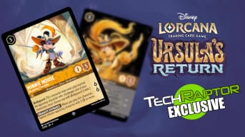 Preview artwork of a new Lorcana card Exclusively revealed by TechRaptor