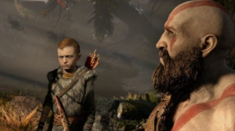 God of War E3 2016 Kratos and Son