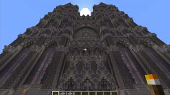 norrath in minecraft - central cathedral